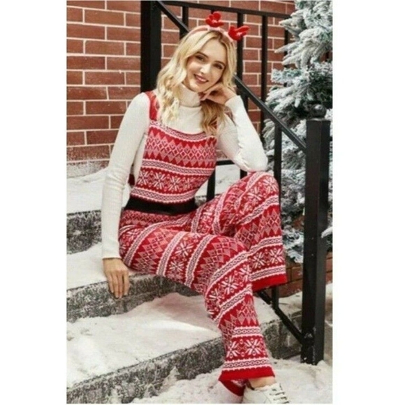 Blue Blush overalls/jumpsuit, Semi Flared leggings, Great Jumpsuit - Picture 1 of 7